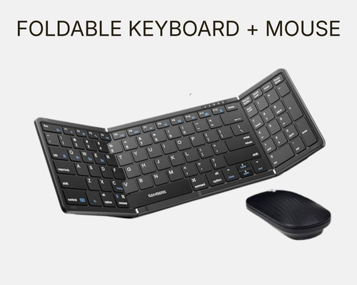 Foldable Keyboard + Mouse